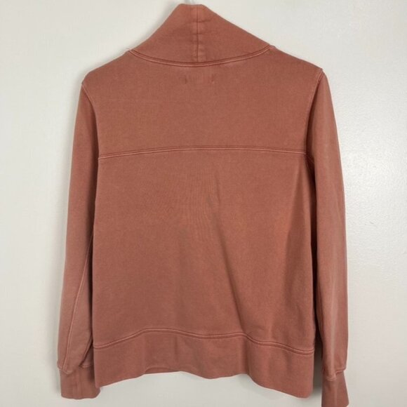 Madewell Coral Cowl Neck Sweatshirt - Picture 6 of 8